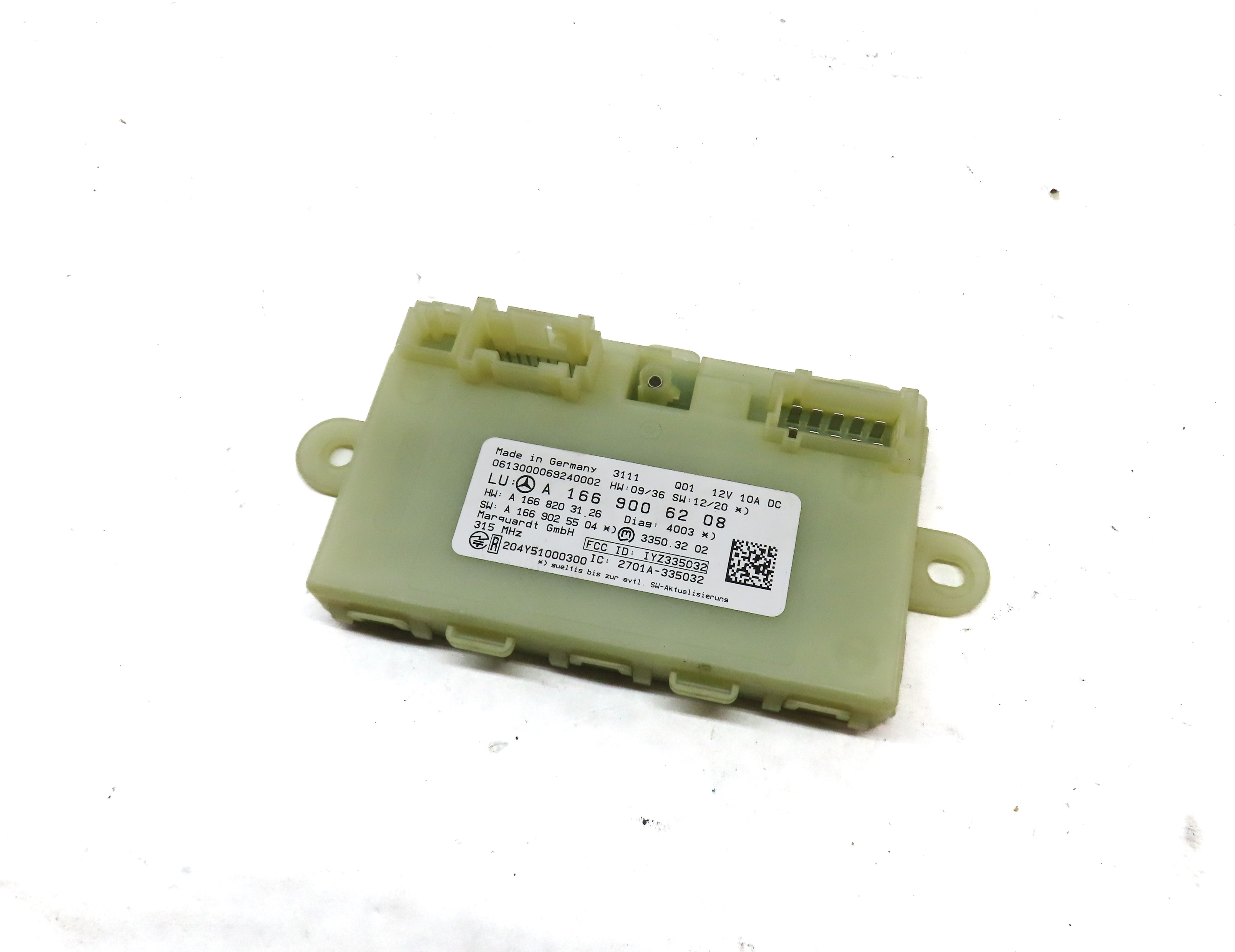 2013 MERCEDES GL350 GL450 GL550 ML350 ML550 (W166 X166) KEYLESS GO MODULE — exact item pictured